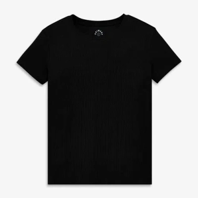 Primary Adult Rib Tee In Black
