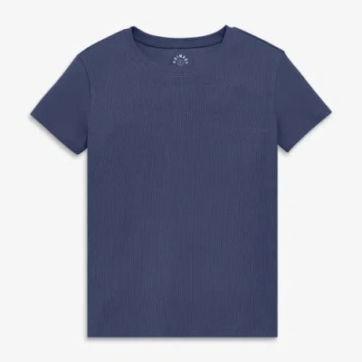 Primary Adult Rib Tee In Blue