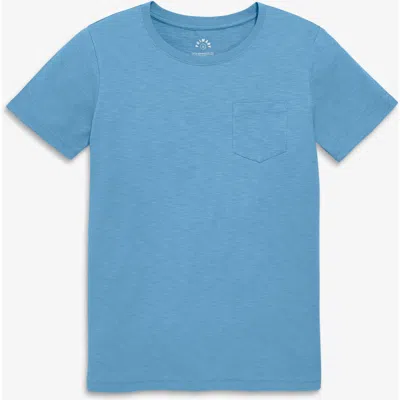 Primary Adult Slub Pocket Tee In Brown