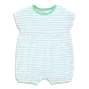 Primary Baby Bubble Shortie In Stripe In Saltwater White Stripes
