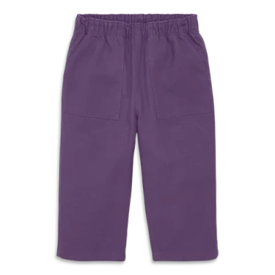 Primary Baby Cotton Twill Pocket Pant In Purple