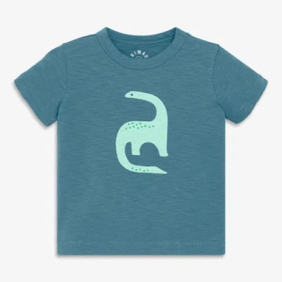 Primary Kids'  Baby Dino Tee In Blue