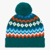 Primary Baby Fair Isle Beanie In Green