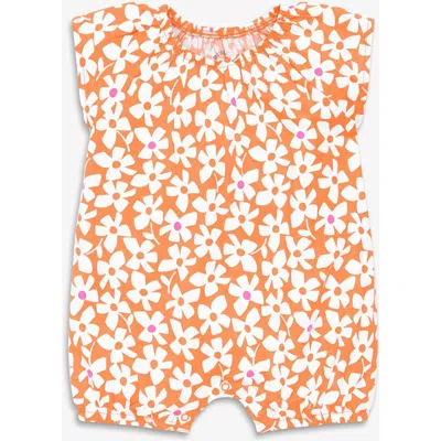 Primary Kids'  Baby Flutter Sleeve Shortie In Prints In Orange