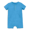 Primary Kids'  Baby Heathered Henley Shortie In Cornflower