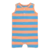 Primary Baby Heathered Henley Shortie In Stripe