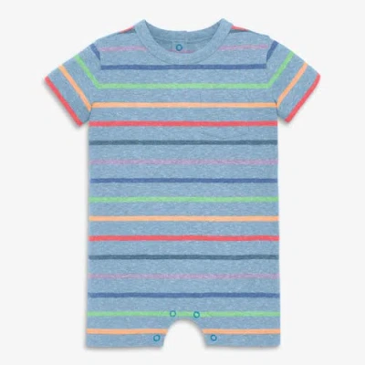 Primary Kids'  Baby Heathered Rainbow Stripe Pocket Shortie In Multi