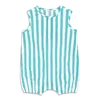 Primary Baby Henley Tank Shortie In Seersucker Stripe In White Coast Stripe