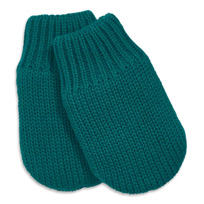 Primary Baby Knit Mittens In Green
