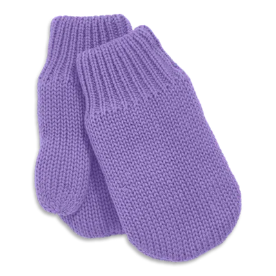Primary Kids'  Baby Knit Mittens In Purple