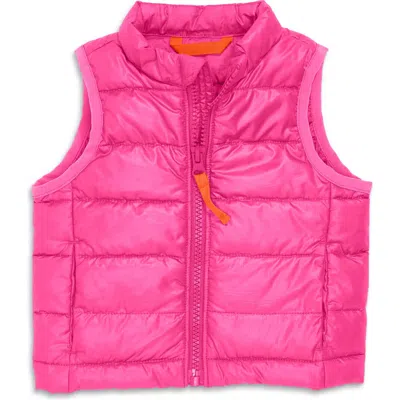 Primary Kids'  Baby Lightweight Puffer Vest In Fuchsia