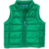 Primary Baby Lightweight Puffer Vest In Green Bean