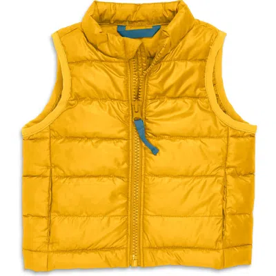 Primary Kids'  Baby Lightweight Puffer Vest In Mustard
