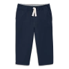 Primary Baby Lined Stretch Chino Drawstring Pant In Black