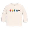 Primary Kids Long Sleeve Foliage Tee In Brown