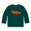 Primary Baby Long Sleeve Fox Tee In Green