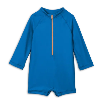 Primary Kids'  Baby One-piece Rash Guard In Blueberry