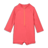 Primary Kids'  Baby One-piece Rash Guard In Bright Azalea