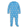 Primary Kids'  Baby Organic Zip Footie In Blue