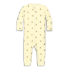 Primary Kids'  Baby Organic Zip Romper In Baby Bugs In Light Banana Bumble Bees