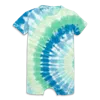 Primary Baby Pocket Shortie In Tie-dye In Cool Tie Dye Spiral