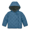 Primary Kids'  Baby Quilted Fleece-lined Puffer Jacket In Blue