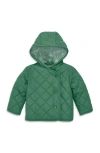 Primary Kids'  Baby Quilted Fleece-lined Puffer Jacket In Chive