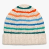 Primary Baby Rainbow Stripe Beanie In Multi