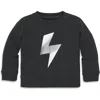 Primary Kids'  Baby Rainbow Sweatshirt In Heather Charcoal/silver