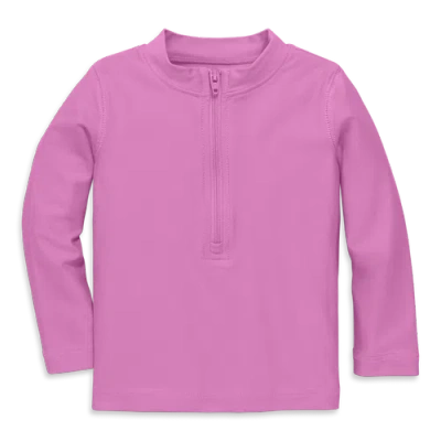 Primary Kids'  Baby Rash Guard In Bright Lilac