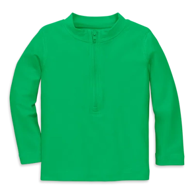 Primary Kids'  Baby Rash Guard In Green Apple