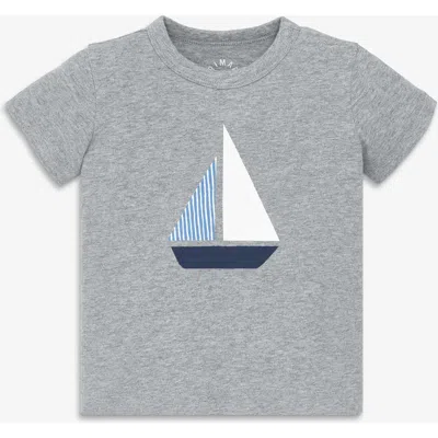 Primary Kids'  Baby Sailboat Tee In Gray
