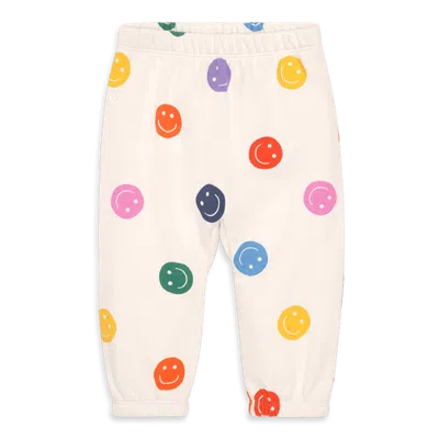 Primary Kids'  Baby Sweatpant In Graphics In Rainbow Happy Faces