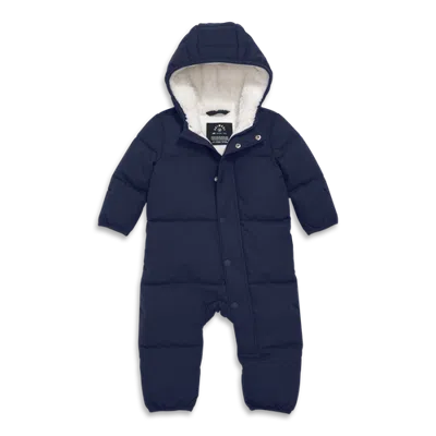 Primary Kids'  Baby Weatherproof Puffer Suit In Navy