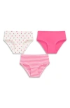 Primary Kids'  Bikini 3-pack In Bubblegum Mix
