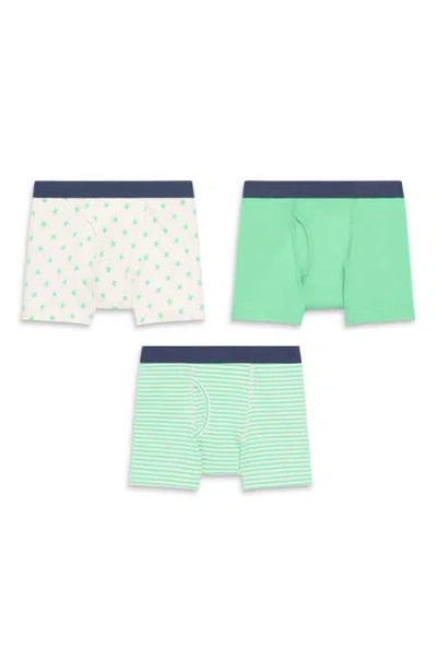 Primary Kids'  Boxer Brief 3-pack In Clover Mix