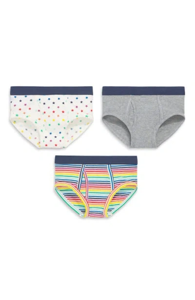 Primary Kids'  Brief 3-pack In Sunburst Rainbow Mix
