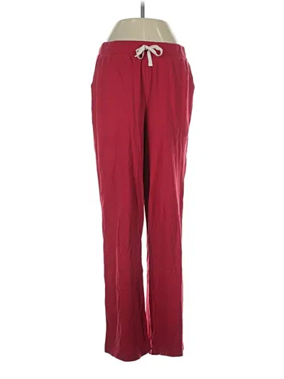 Pre-owned Primary Casual Pants In Burgundy