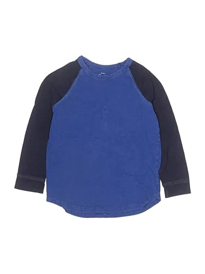Pre-owned Primary Clothing Kids' 3/4 Sleeve T-shirt In Blue