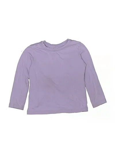Pre-owned Primary Clothing Kids' 3/4 Sleeve T-shirt In Purple