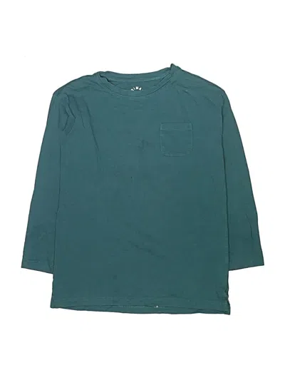 Pre-owned Primary Clothing Kids' 3/4 Sleeve T-shirt In Teal