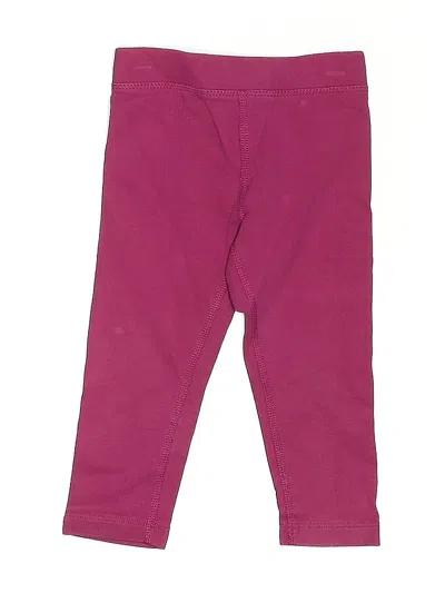 Pre-owned Primary Clothing Kids' Active Pants In Pink