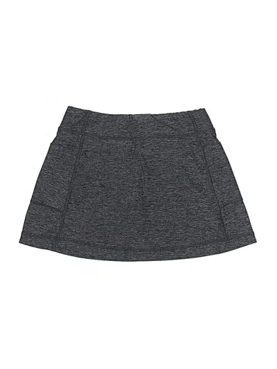 Pre-owned Primary Clothing Kids' Active Skirt In Gray
