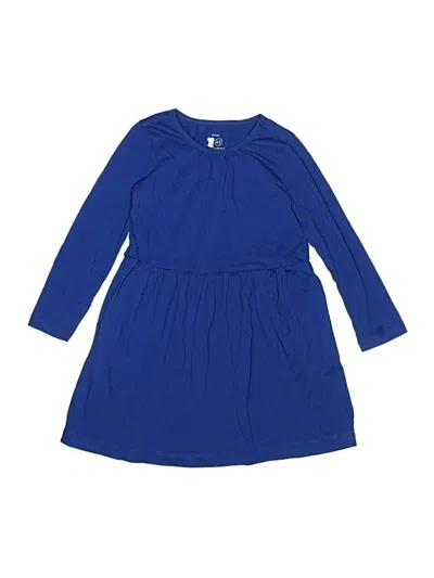 Pre-owned Primary Clothing Kids' Dress In Blue