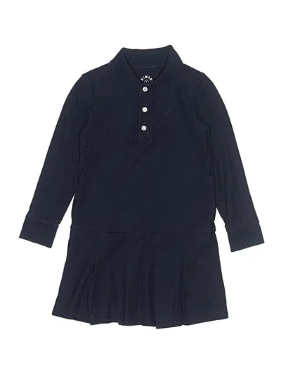 Pre-owned Primary Clothing Kids' Dress In Blue