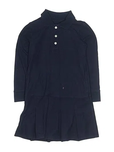 Pre-owned Primary Clothing Kids' Dress In Blue