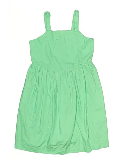 Pre-owned Primary Clothing Kids' Dress In Green