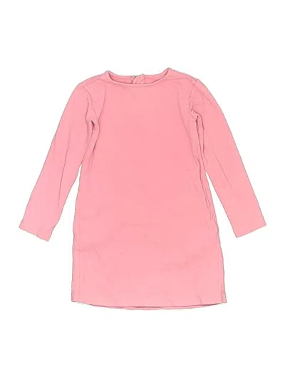 Pre-owned Primary Clothing Kids' Dress In Pink