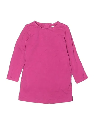 Pre-owned Primary Clothing Kids' Dress In Pink
