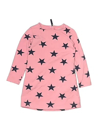 Pre-owned Primary Clothing Kids' Dress In Pink